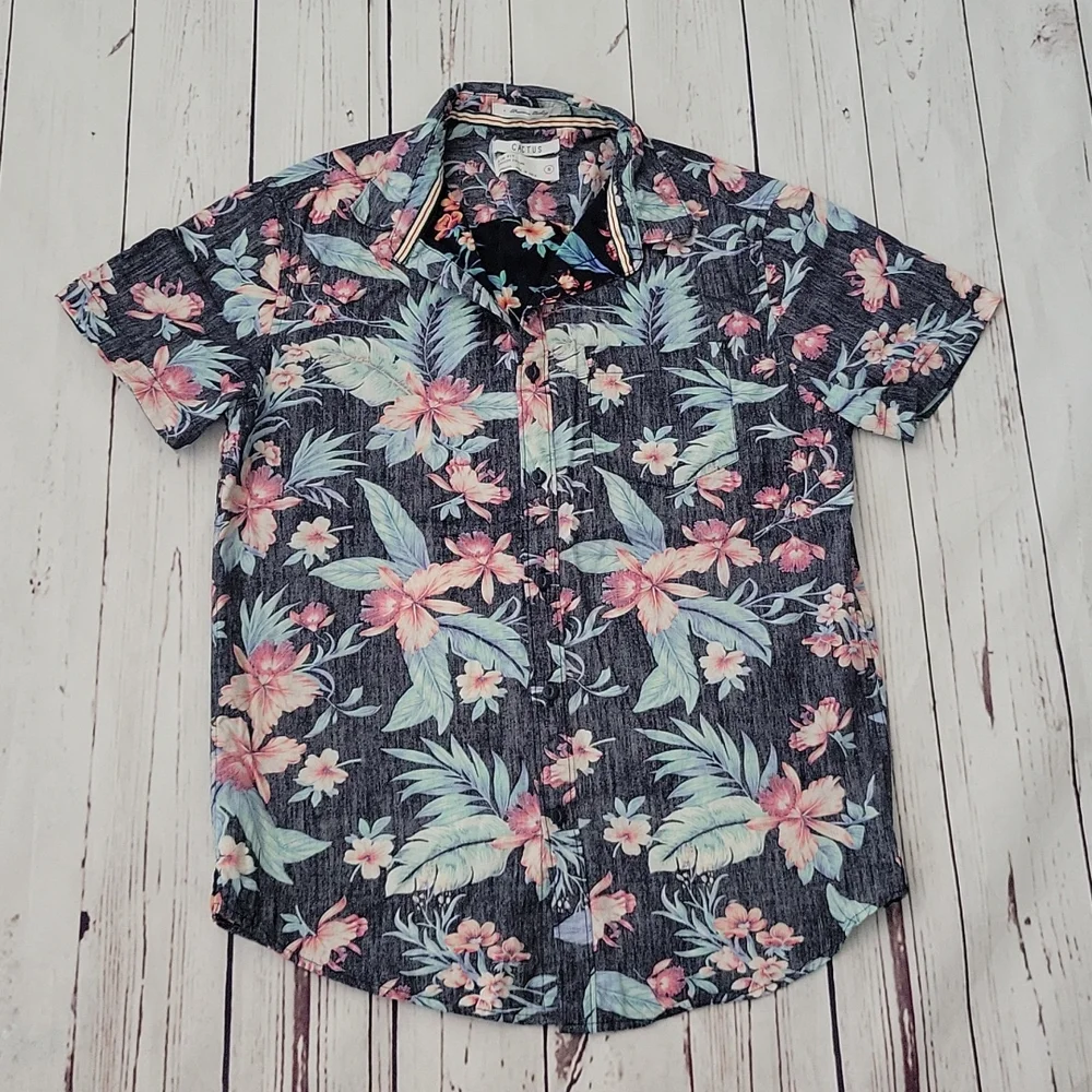 Cactus Floral Print Button Down - Picture 1 of 8
